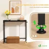 VOUNOT® Schmaler Konsolentisch Flurtisch aus Metall und Produktbild-Vorschau 4