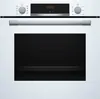 A front view of a white Bosch oven. Produktbild-Vorschau