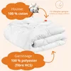 Couverture de lit 4 saisons, 155 x 220 cm, 100% microfibre, Voir les images du produit 5