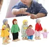 Rodinné panenky z borového dřeva, sada miniaturních Náhled obrázku produktu 7