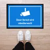 Fußmatte mit lustigem Spruch dieser Bereich ist Produktbild-Vorschau 3
