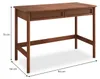 Schreibtisch RODRIGO 110cm breit, Kastanien farben - Produktbild-Vorschau 3