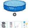 Bestway Round Steel Pro Swimmingpool – 366 x 76 cm – Blau – Produktbild-Vorschau 1