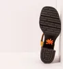Art Sandalen mit Absatz Damen 1991 NOBUCK HONEY / EIVISSA Produktbild-Vorschau 3