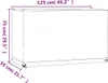 Copertura per mobili da giardino 8 occhielli 125x55x75 cm Anteprima dell’immagine prodotto 9