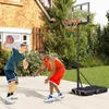 COSTWAY Basketballkorb Outdoor, Basketballständer 100-305cm Produktbild-Vorschau 2