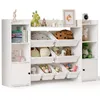 BEALIFE Kinderregal mit Schubladen 140x30x90 cm | Produktbild-Vorschau 1