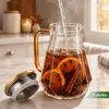 Kuketo | Glas Teekanne mit Sieb 1,5 L – Hitzebeständiger Produktbild-Vorschau 3