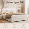 INONEFT Polsterbett 180x200cm mit LED, doppelbett mit Produktbild-Vorschau 9