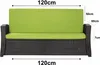A product shot of a sofa cushion with dimensions indicated. Anteprima dell’immagine prodotto