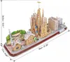 Puzzle 3D City Line Barcellona, 186 pezzi Anteprima dell’immagine prodotto 6