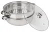 Edelstahl-Kochgeschirr, 27 cm, 2-lagiger Dampfgarer, Produktbild-Vorschau 6