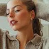 Damen Creolen Vision 925 Sterling Silber mit Zirkonia Produktbild-Vorschau 2