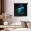 MuchoWow® Wandteppich Wandbehang Fisch - Schwanz - Schwarz Produktbild-Vorschau 2