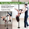 Pole Dance Tanzstange schwarz 231 - 274 cm Ø 45 mm Produktbild-Vorschau 3