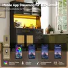 okwish Vitrine mit Platten für Küche und Produktbild-Vorschau 3