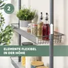 bremermann Teleskop-Regal mit 2 Körben 2 Ablagen, Badregal, Produktbild-Vorschau 3