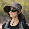 Sonnenhut Damen Outdoor UPF 50+ Breitkrempiger Safarihut Produktbild-Vorschau 5