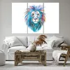 Bild auf Leinwand - Leinwandbild - 3 Teile - Bunt Löwe Produktbild-Vorschau 6