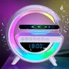 Noční lampička 4 v 1 – bezdrátové nabíjení, Bluetooth, Náhled obrázku produktu 1