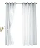 2er Set Vorhänge Schal Ösen »Berlin« HxB 245x140 cm Weiß Produktbild-Vorschau 2