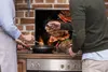Glasschutzplatte für den Herd 90x52 Grill Produktbild-Vorschau 5