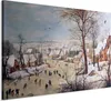 Italienischer Leinwand Leinwandbild - Winter Landscape with Produktbild-Vorschau 1