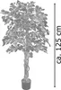 Schefflera umělá rostlina umělá rostlina umělá rostlina Náhled obrázku produktu 6