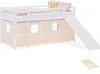 Homestyle4u Hochbett 90x200 Kinder Weiß mit Lattenrost Produktbild-Vorschau 21