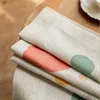 2 gordijnen, linnenlook, kleurrijk wolkenmotief, Productafbeelding-voorbeeld 7