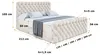 ALTDECOR Boxspringbett mit Fußteil, H4 Matratze und Topper Produktbild-Vorschau 7