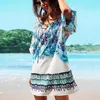 Sommerkleid - Maxikleid - Lange Strandtunika - Lockerer Produktbild-Vorschau 4