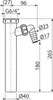 Alcadrain Verstellrohr mit einer Überwurfmutter 6/4" und Produktbild-Vorschau 2