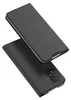 A black flip case for a smartphone is shown from a diagonal angle. Anteprima dell’immagine prodotto