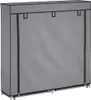 vidaXL Szafka na buty z pokrywą Szara 115 x 28 x 110 cm Podgląd zdjęcia produktu 8