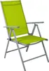 2 Stück Garten Klappstuhl Aluminium - Textilen Silbergrau/Lime Produktbild-Vorschau