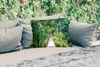 MuchoWow® Outdoor Kissen - Dschungel - Palme - Brücke - Produktbild-Vorschau 2