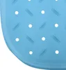 MSV Dusch-/Badeschutzmatte Bad - Gummi - turkis - 54 x 54 Produktbild-Vorschau 3