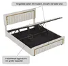 SUNFECILI Polsterbett 180x200 cm,Boxspringbett 180x200,mit Produktbild-Vorschau 6