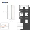 ProfileXXL PVC Eckwinkel, Eckprofil, Rund, Kantenschutz Produktbild-Vorschau 2