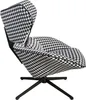 Angel Cerdá fauteuil pivotant en tissu noir et blanc 5142 Voir les images du produit 7