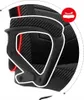 Close-up of a black gaming chair with a red accent and a diagram indicating a feature. Anteprima dell’immagine prodotto