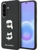 Custodia Karl Lagerfeld per Galaxy A57 in Pelle finta nera Anteprima dell’immagine prodotto 1