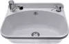 Lavabo ADGO® bianco con rubinetto e dispenser di sapone Anteprima dell’immagine prodotto 1
