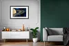 MuchoWow® Gerahmtes Poster Saturn gegen einen dunkelblauen Produktbild-Vorschau 8