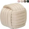 Mauro Ferretti Hocker Softy creme 45x45x45 cm Produktbild-Vorschau 8