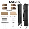 A product listing image showing all the components of a pop-up gazebo, including the frame, fabric pieces, and accessories, along with a list of contents. Podgląd zdjęcia produktu