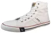 Mustang Herren Canvas High Top Sneaker Weiß Produktbild-Vorschau 8