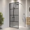 Duschwand Essos 90 x 200cm - Grauglass - Glas Produktbild-Vorschau 1