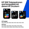 HP 308 Cyan/Magenta/Gelb Original Druckerpatrone, Produktbild-Vorschau 2